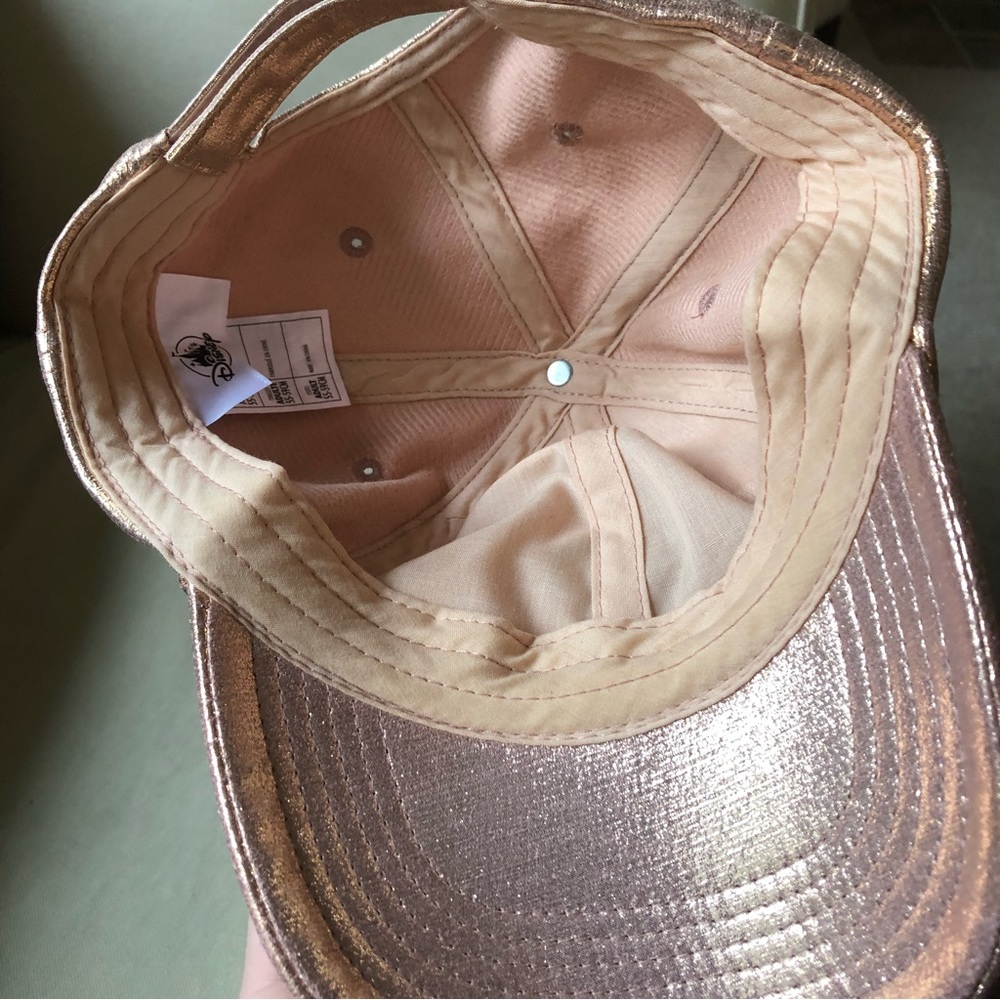 Disney Limited Edition Briar Rose Gold Mickey Mouse Sequin Baseball Cap - Picture 7 of 9